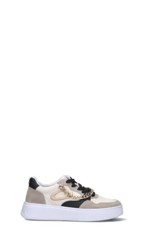 ALBERTO GUARDIANI Sneaker donna bianca/beige in pelle