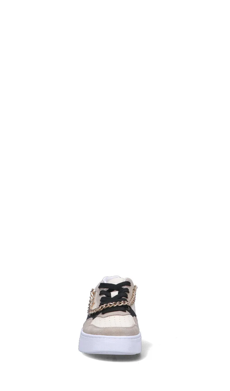 ALBERTO GUARDIANI Sneaker donna bianca/beige in pelle