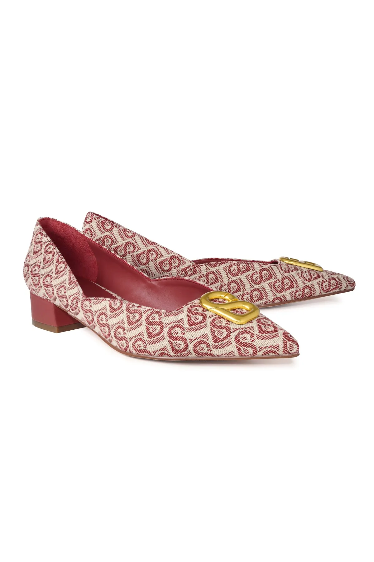Alma Jacquard Shoes - Redwood