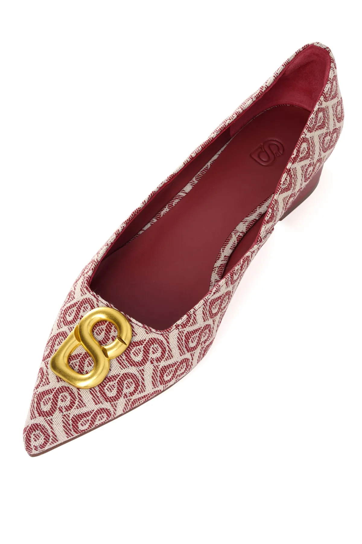 Alma Jacquard Shoes - Redwood