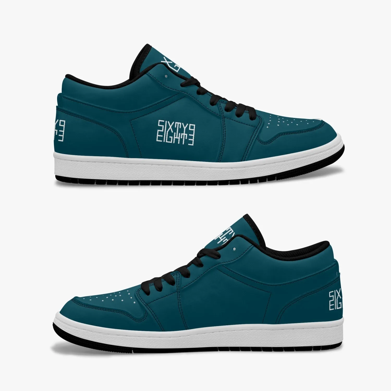 Sixty Eight 93 Logo White Dark Teal SENTLT1 Shoes