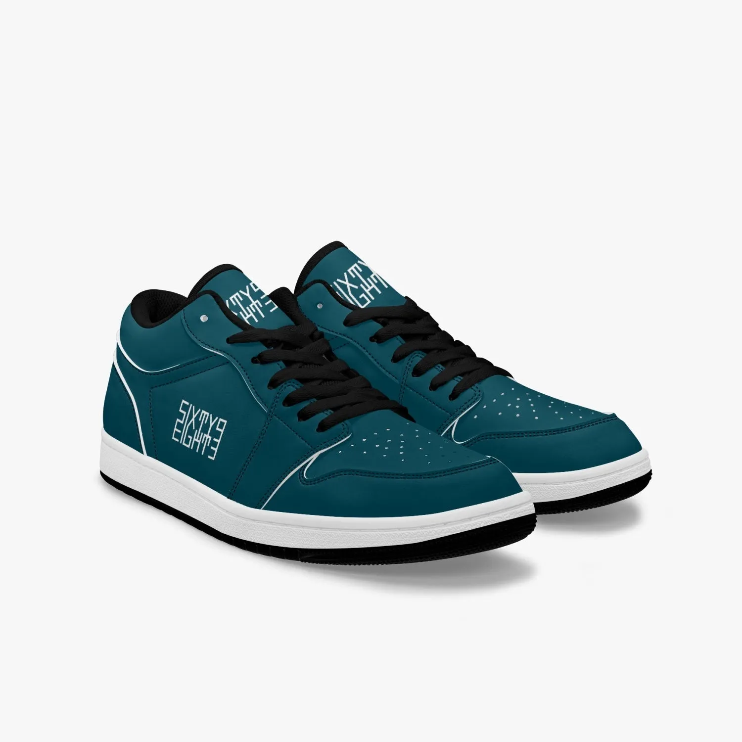 Sixty Eight 93 Logo White Dark Teal SENTLT1 Shoes