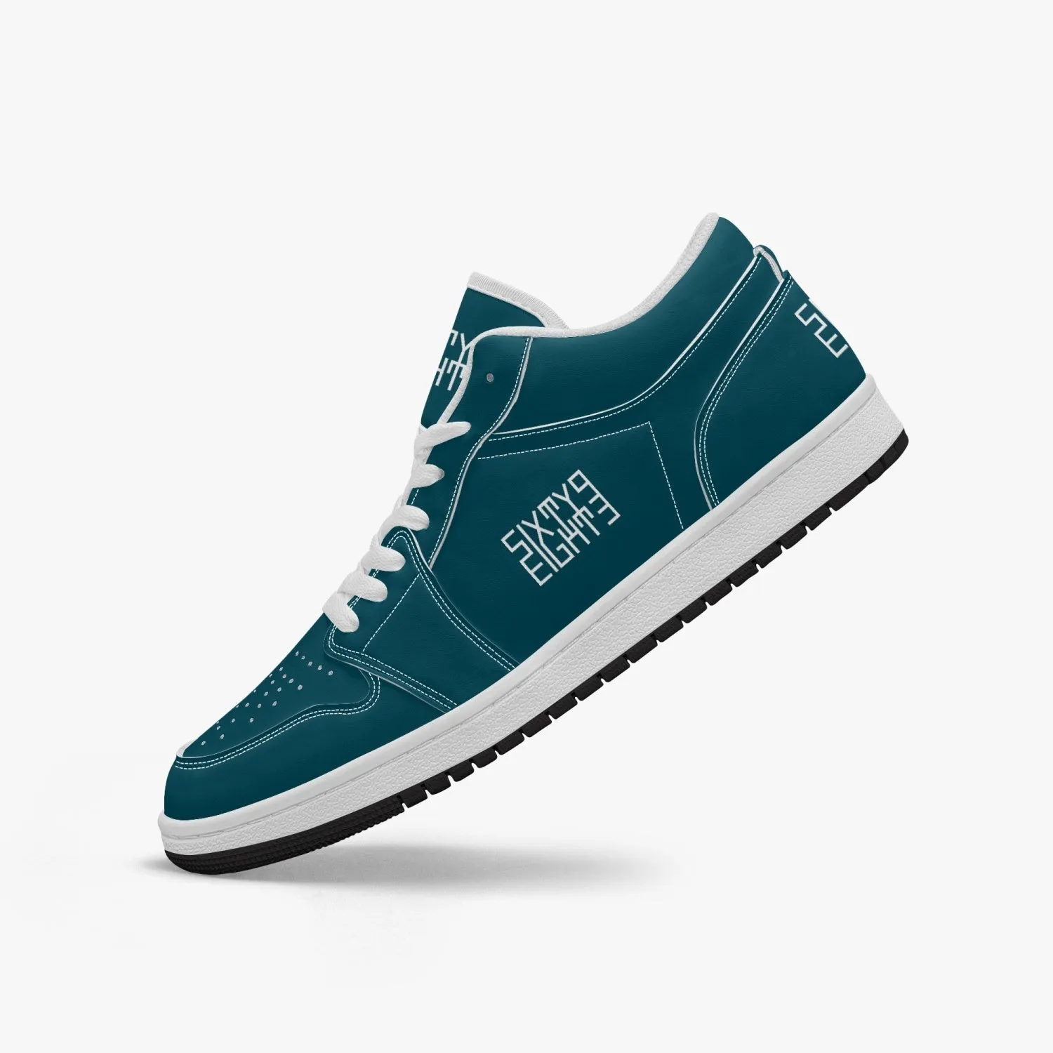 Sixty Eight 93 Logo White Dark Teal SENTLT1 Shoes