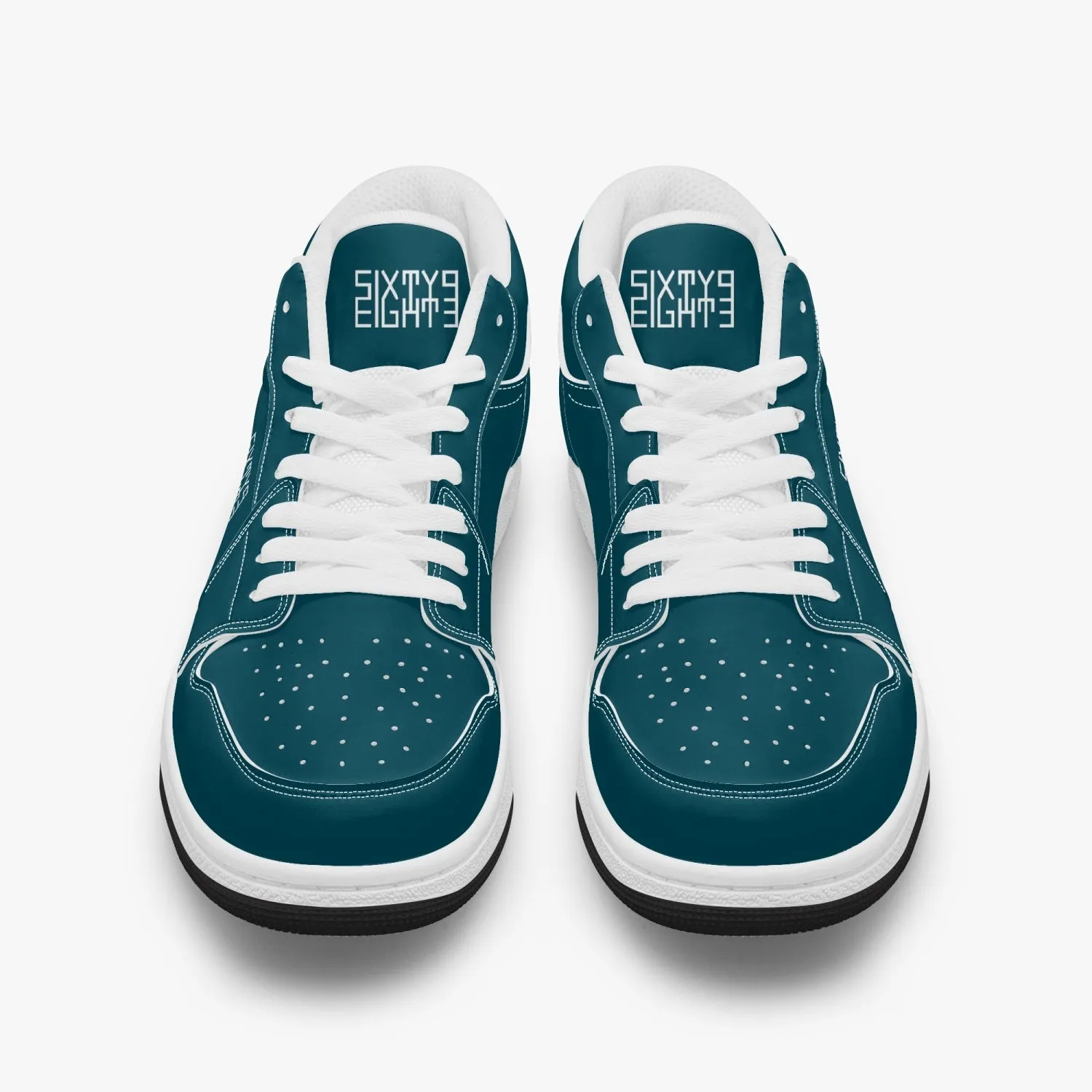 Sixty Eight 93 Logo White Dark Teal SENTLT1 Shoes