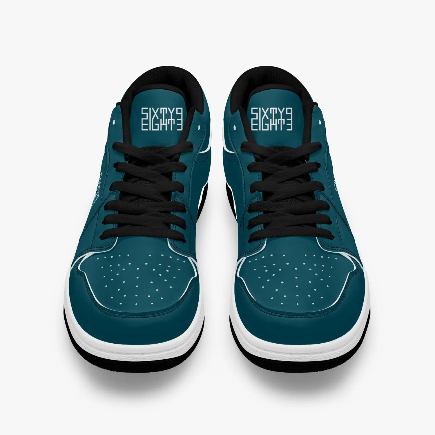Sixty Eight 93 Logo White Dark Teal SENTLT1 Shoes