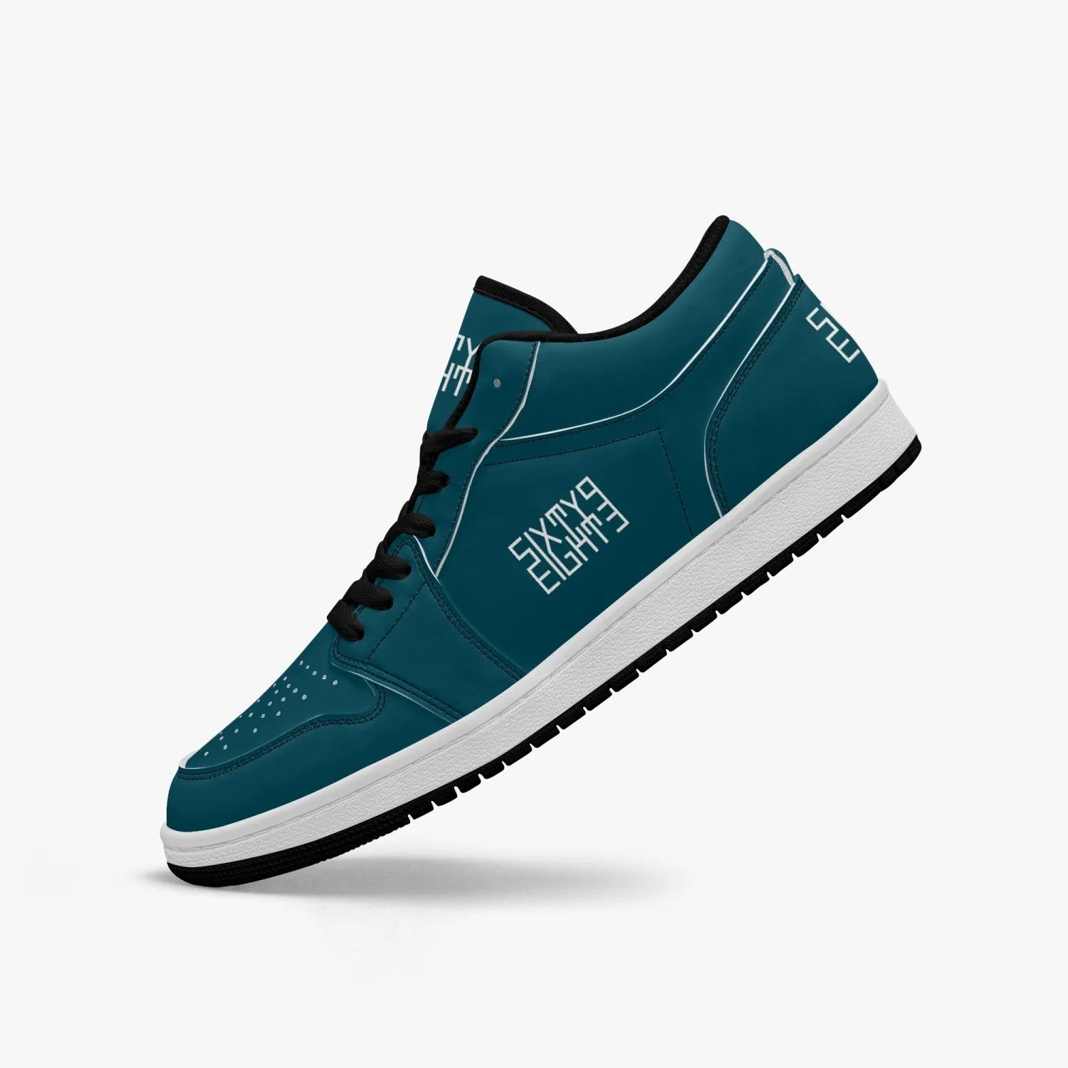 Sixty Eight 93 Logo White Dark Teal SENTLT1 Shoes